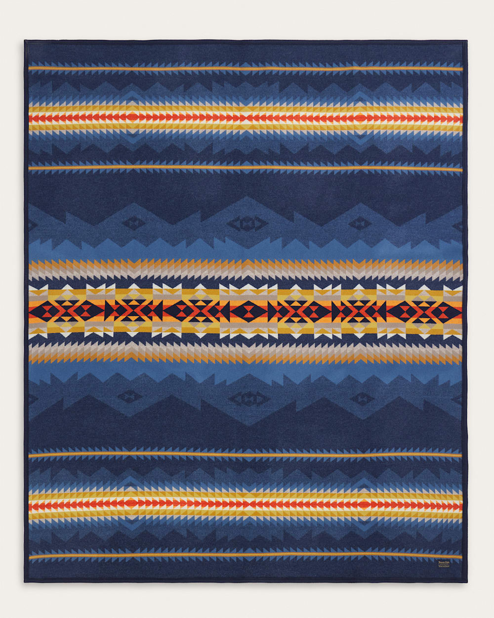 ALTERNATE VIEW OF CASCADIA BLANKET IN BLUE image number 2