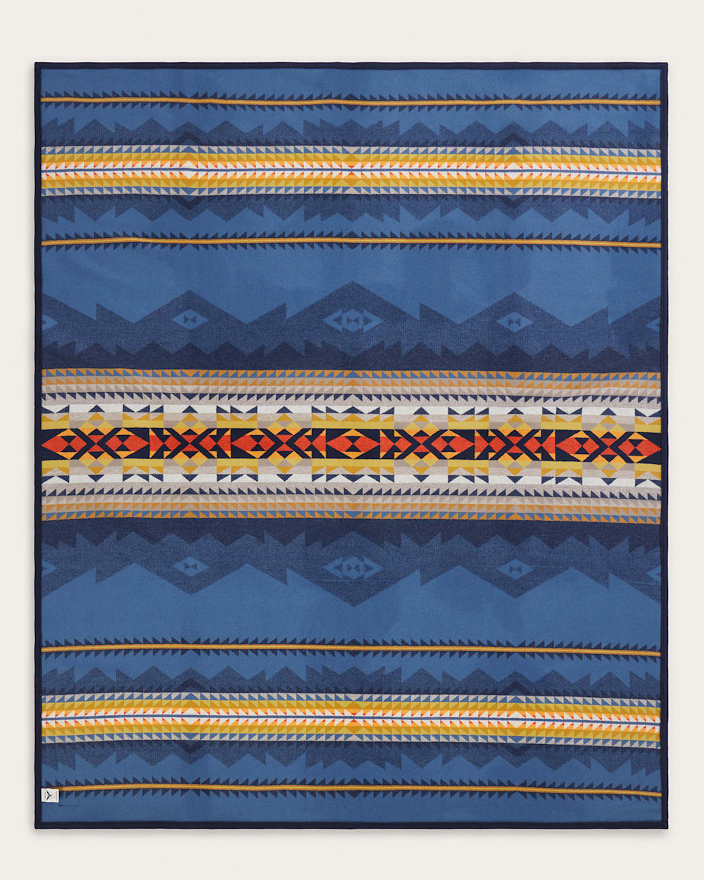 ALTERNATE VIEW OF CASCADIA BLANKET IN BLUE image number 3