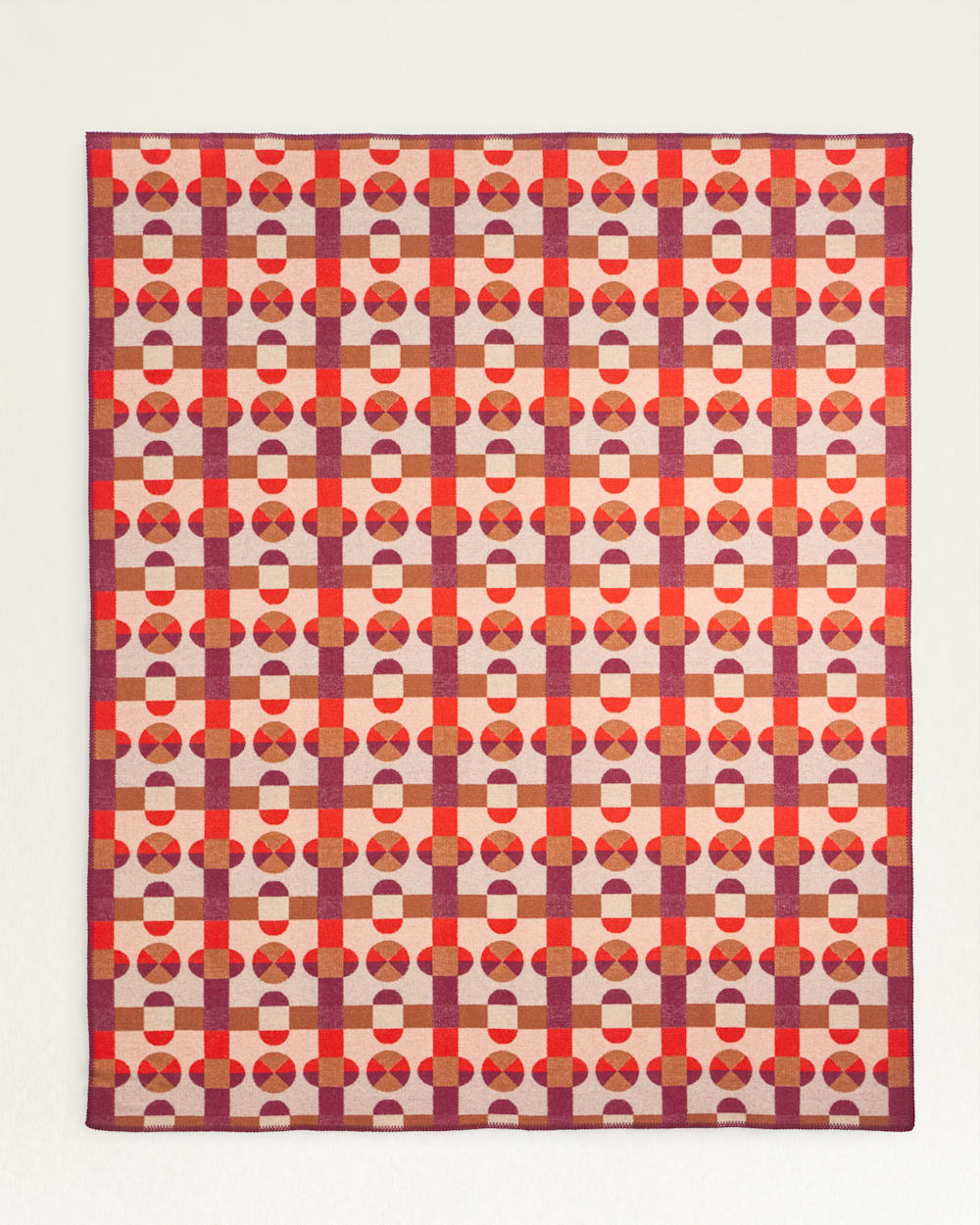 ALTERNATE VIEW OF SCHOOLHOUSE X PENDLETON BLANKET IN HOPSCOTCH TAWNY image number 2