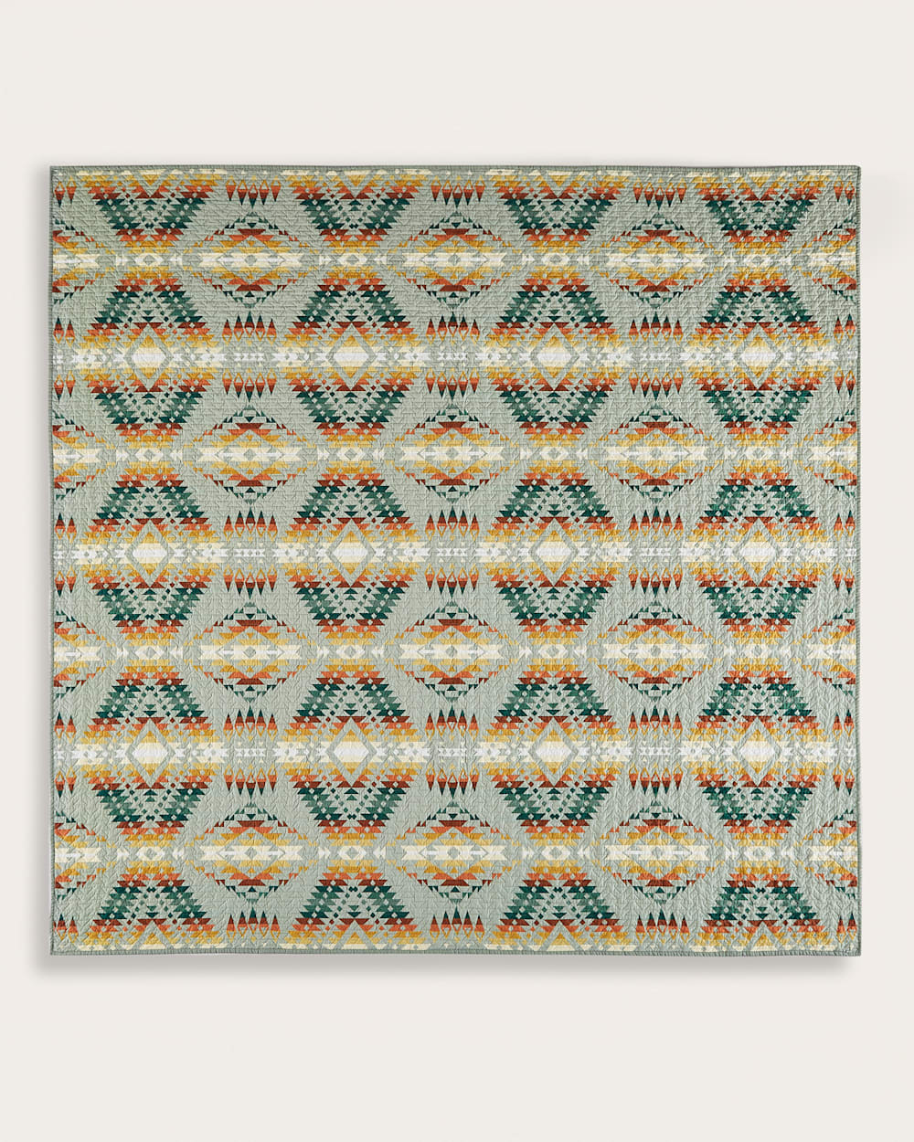 ALTERNATE VIEW OF MISSION TRAILS COVERLET SET IN DESERT SAGE image number 2