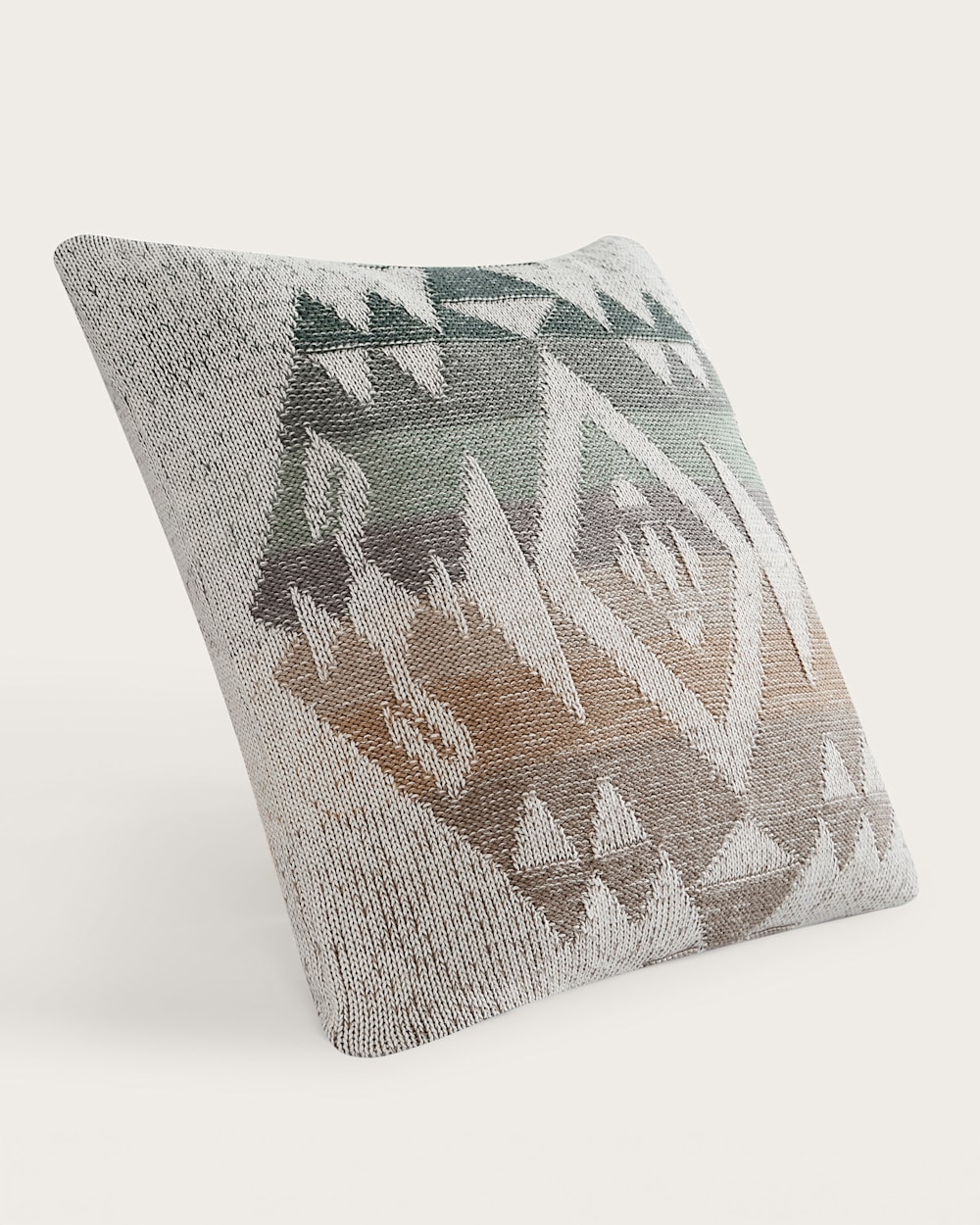 ALTERNATE VIEW OF AGATE BEACH KNIT PILLOW IN IVORY image number 2