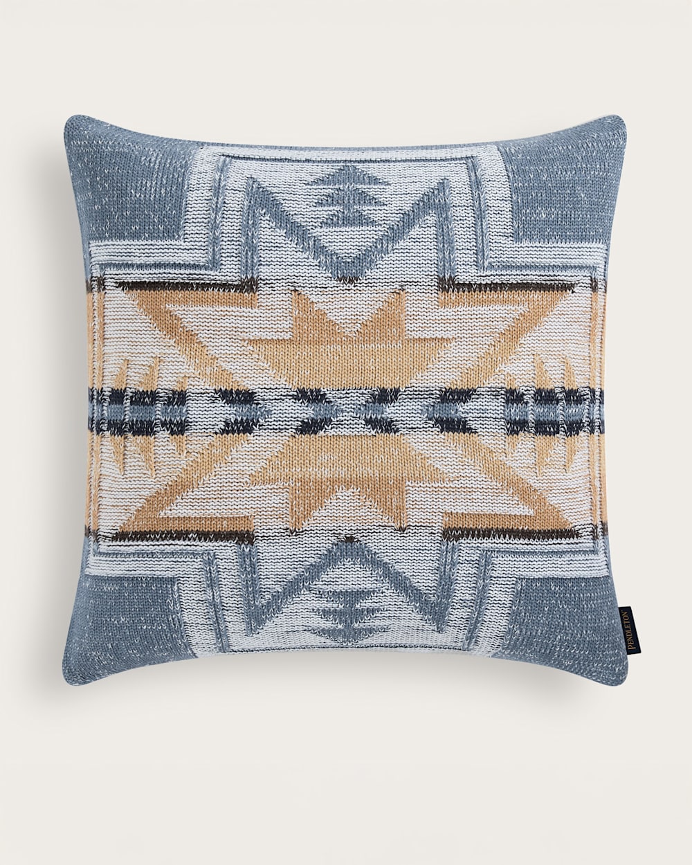 SILVER CITY KNIT PILLOW IN SKY image number 1