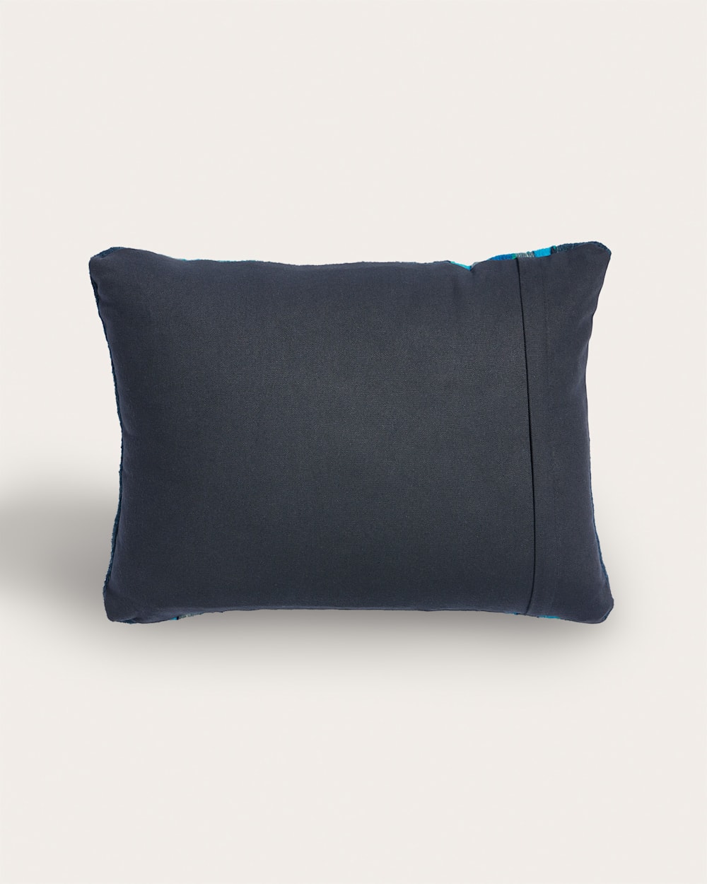 ALTERNATE VIEW OF ZAPOTEC MIDNIGHT LUMBAR PILLOW IN BLUE/ORANGE image number 2