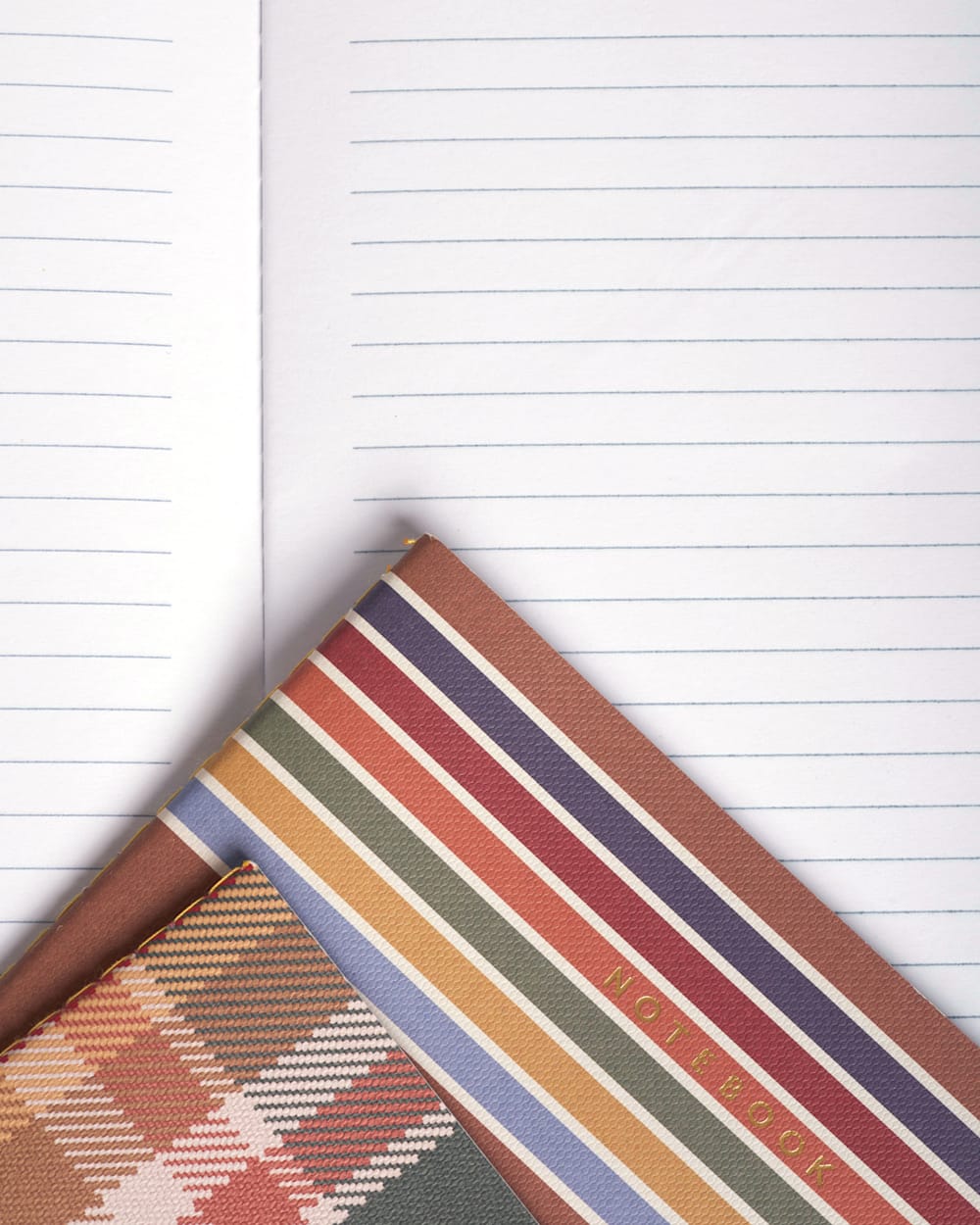 ALTERNATE VIEW OF PENDLETON NOTEBOOKS, SET OF 3 IN STRIPE MULTI image number 3