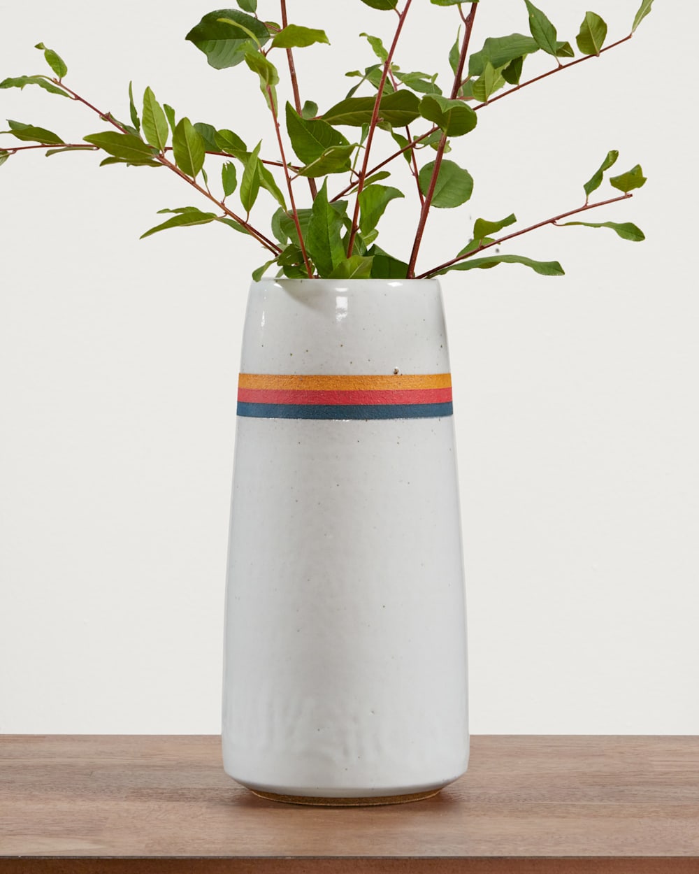 ALTERNATE VIEW OF PALM DESERT VASE IN MULTI STRIPE image number 2