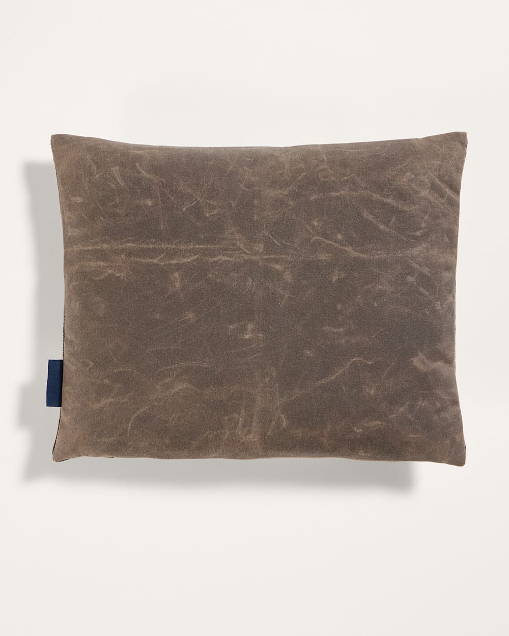 ALTERNATE VIEW OF WOOL/CANVAS LUMBAR PILLOW IN GREEN OMBRE image number 2