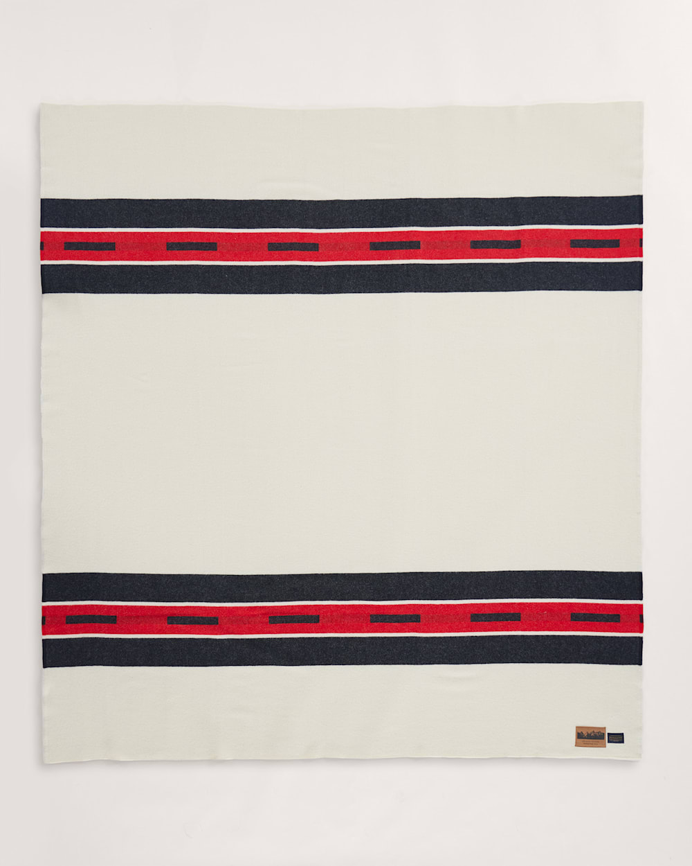 FLAT VIEW OF GRAND TETON NATIONAL PARK BLANKET IN WHITE image number 1