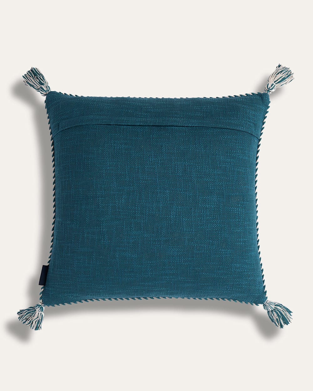 ALTERNATE VIEW OF SUMMERLAND EMBROIDERED SQUARE PILLOW IN TEAL MULTI image number 4