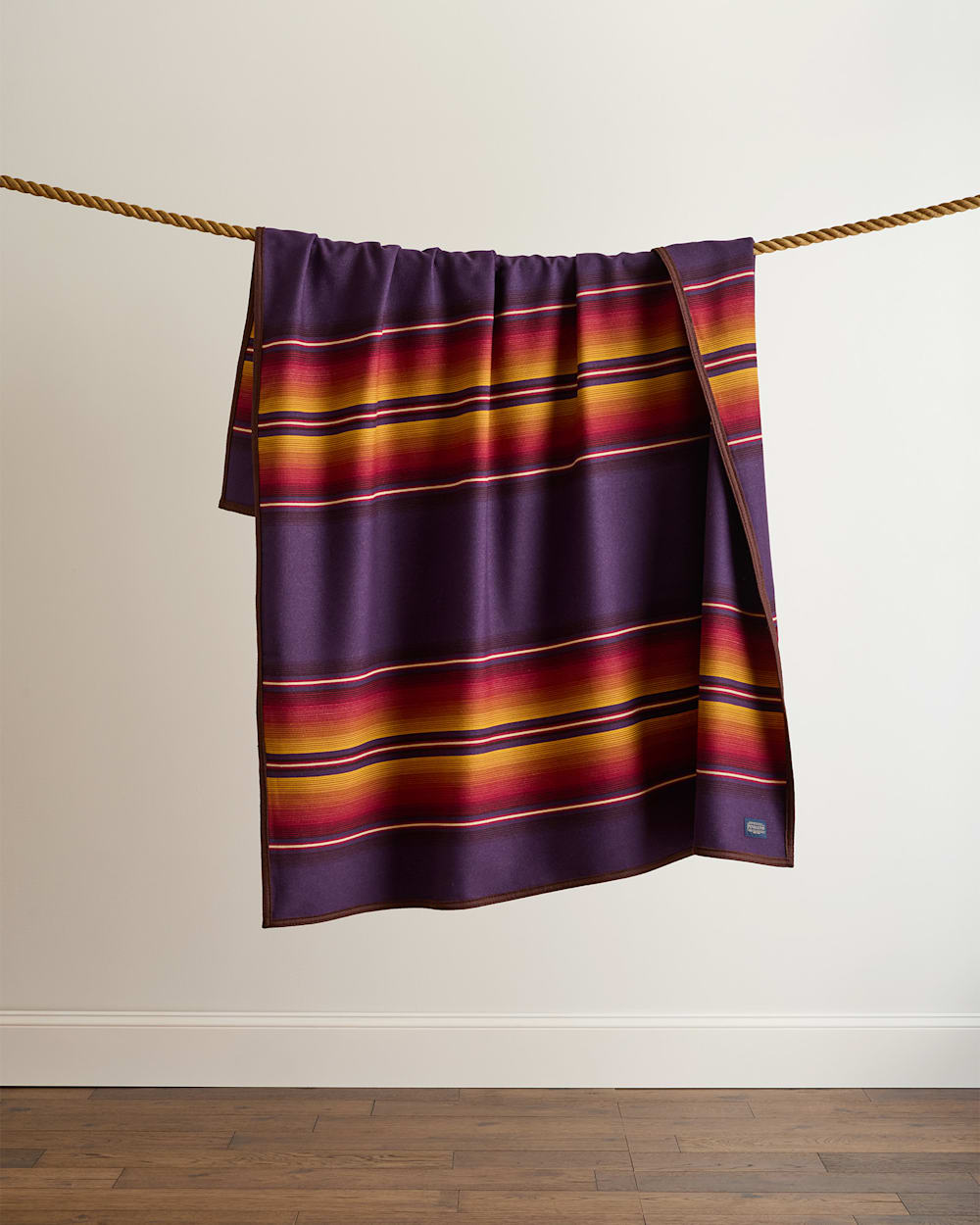 SERAPE ROBE IN PURPLE image number 1