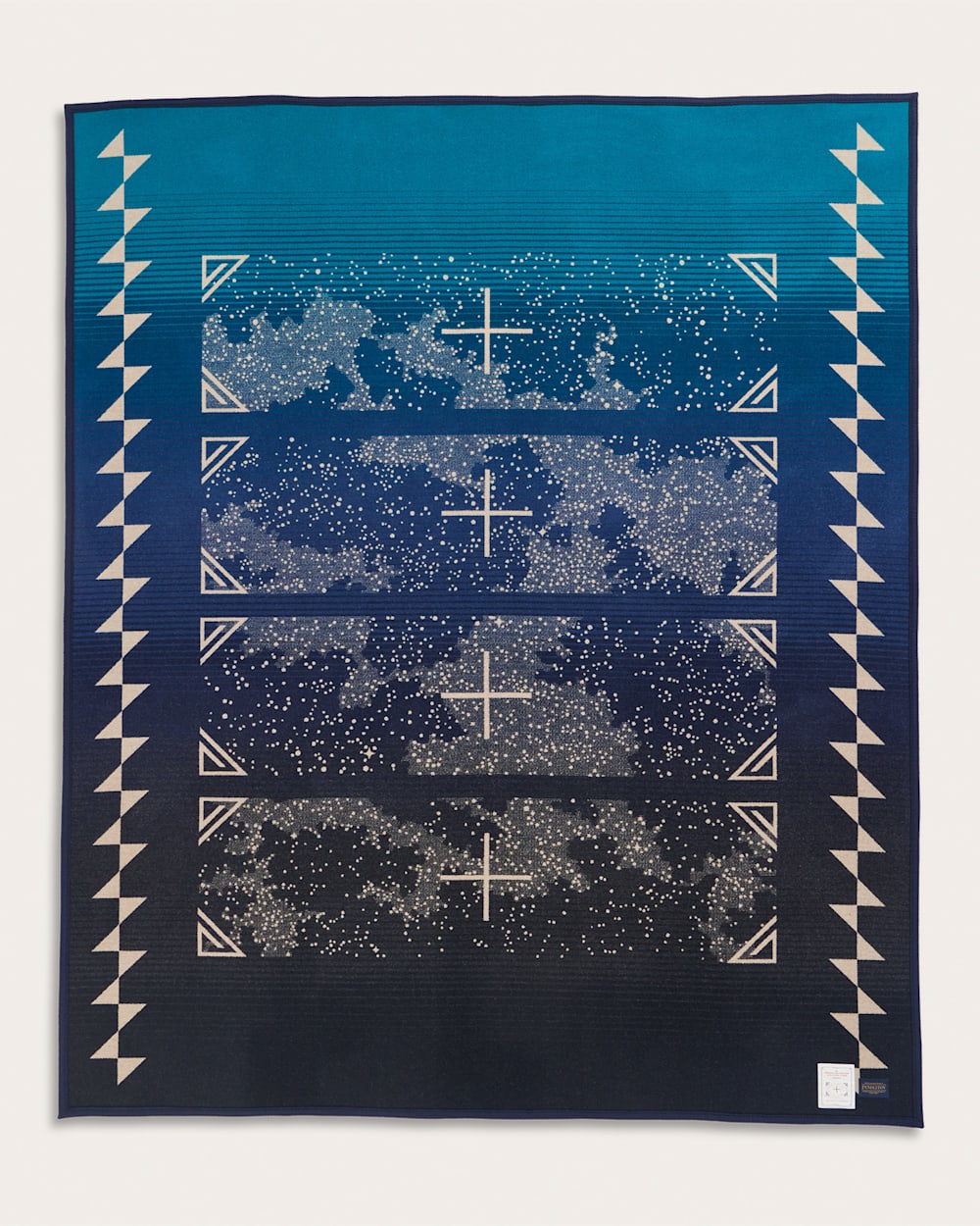 ALTERNATE VIEW OF INFINITE PRAYER BLANKET IN MIDNIGHT OMBRE image number 2