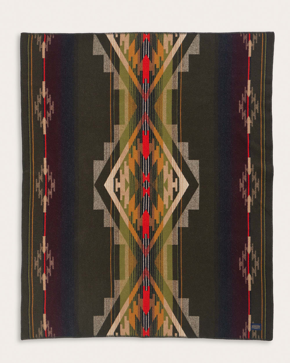 ALTERNATE VIEW OF TUMALO THROW IN OLIVE MULTI image number 2