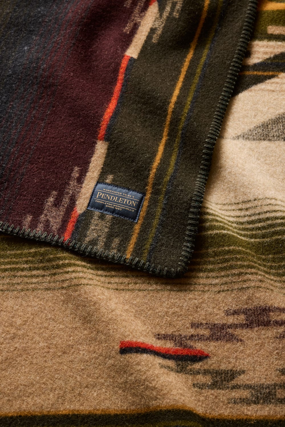 ALTERNATE VIEW OF TUMALO THROW IN OLIVE MULTI image number 4