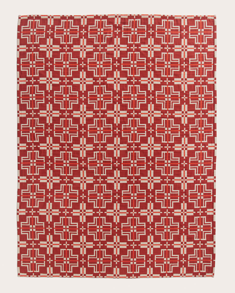 ALTERNATE VIEW OF SAN MARCOS MATELASSE COVERLET IN PERSIMMON image number 2