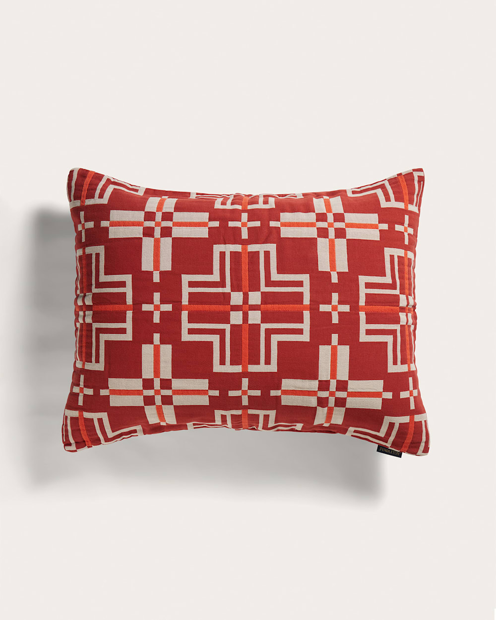 SAN MARCOS COTTON MATELASSE SHAM IN PERSIMMON image number 1