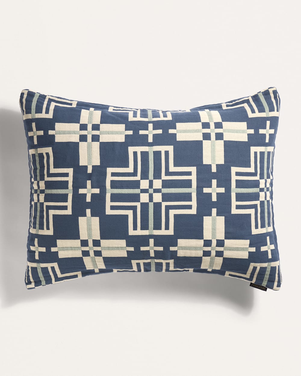 SAN MARCOS COTTON MATELASSE SHAM IN MARINE image number 1