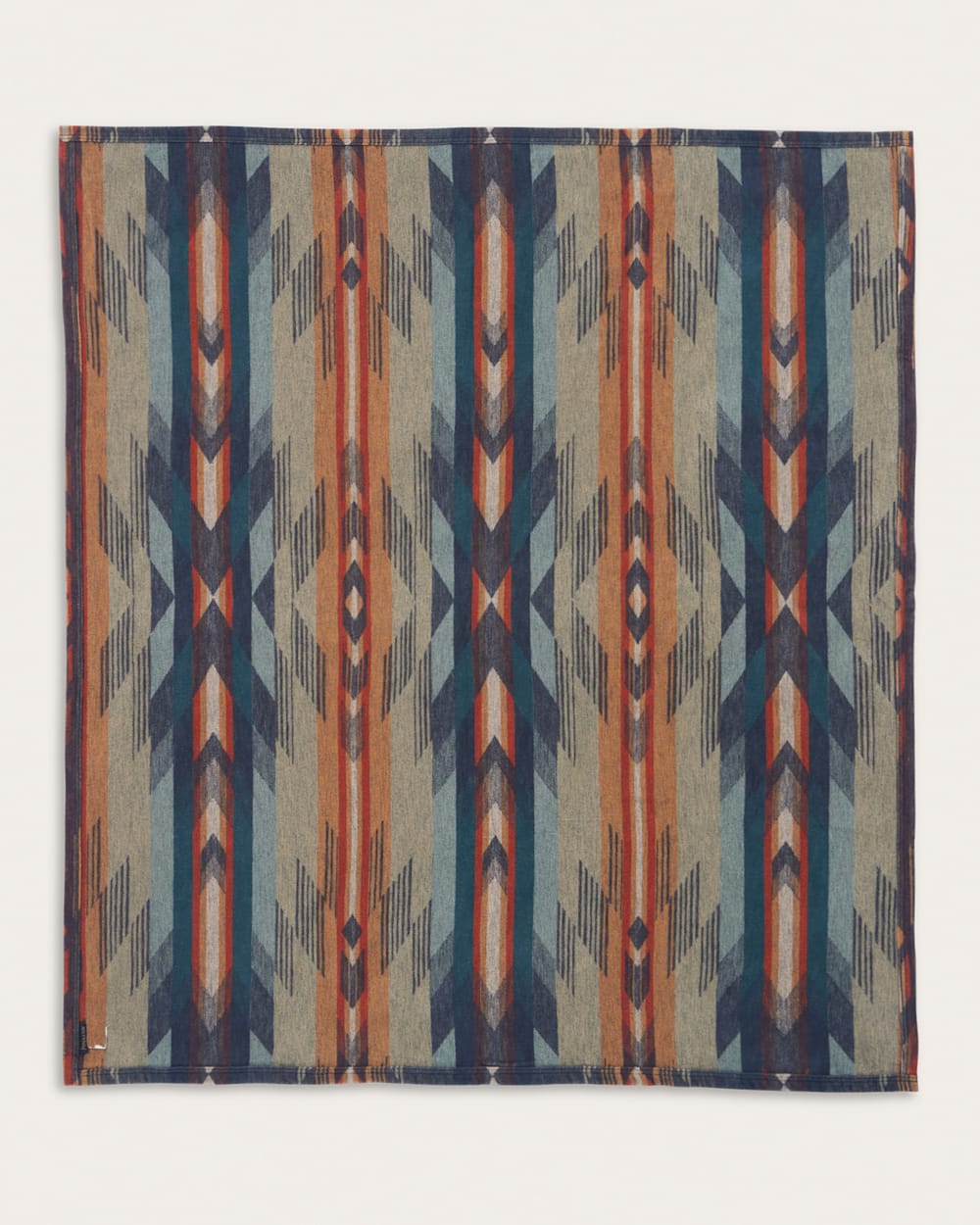 ALTERNATE VIEW OF WYETH FALLS/STRIPE ORGANIC COTTON THROW GIFT PACK IN DENIM image number 3
