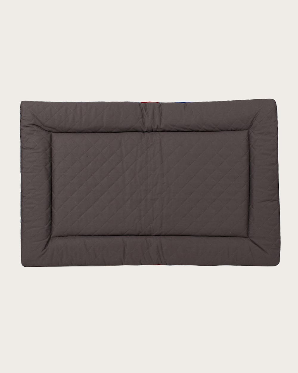 ALTERNATE VIEW OF CABIN STRIPE PET BED - COMFORT CUSHION IN GREY MULTI image number 5