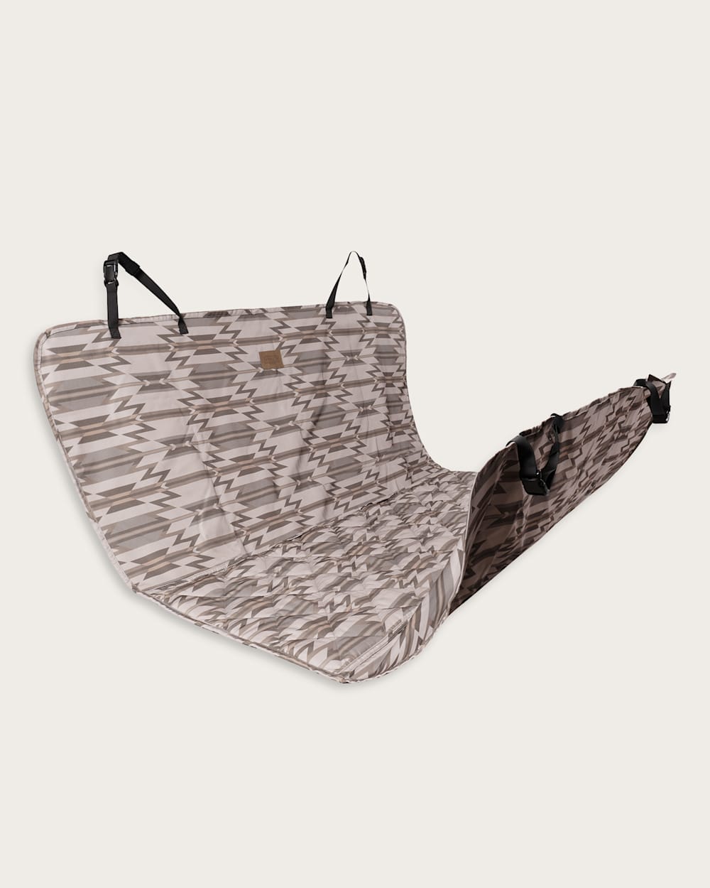 WYETH TRAIL PET TRAVEL CAR HAMMOCK IN BEIGE TONAL image number 1