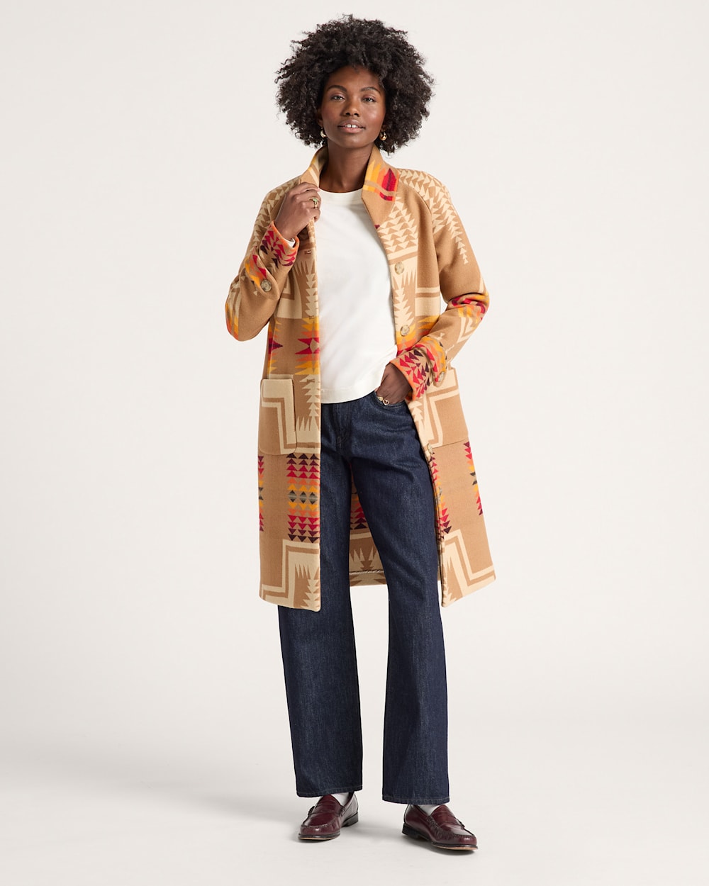 WOMEN'S HARDING ARCHIVE BLANKET COAT Pendleton