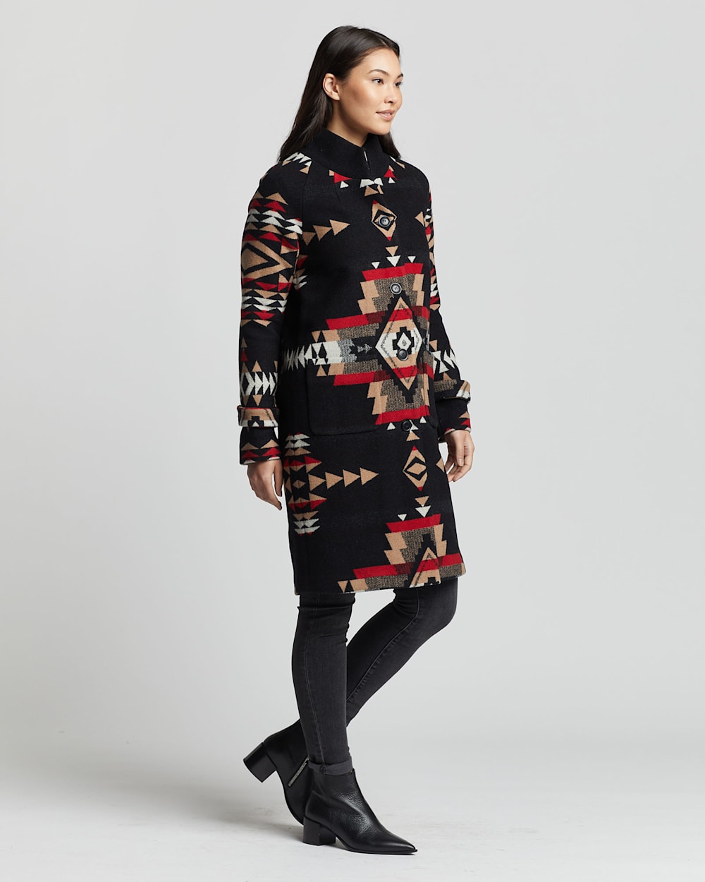 WOMEN'S ROCK POINT ARCHIVE BLANKET COAT