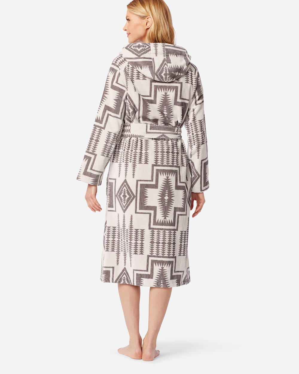 WOMEN'S JACQUARD TERRY ROBE
