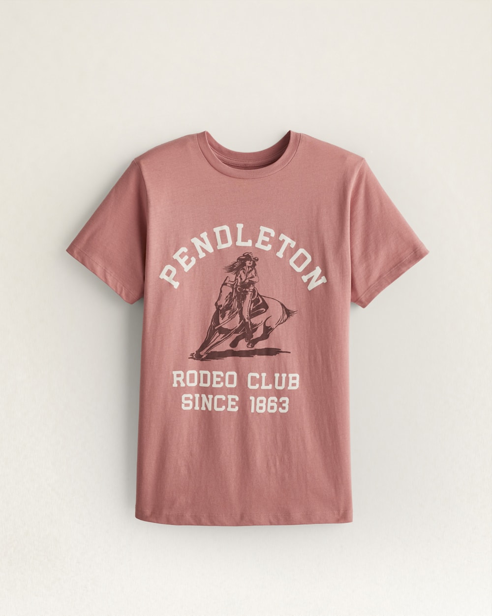 Rodeo Cowgirl Postage Tee - Mocha