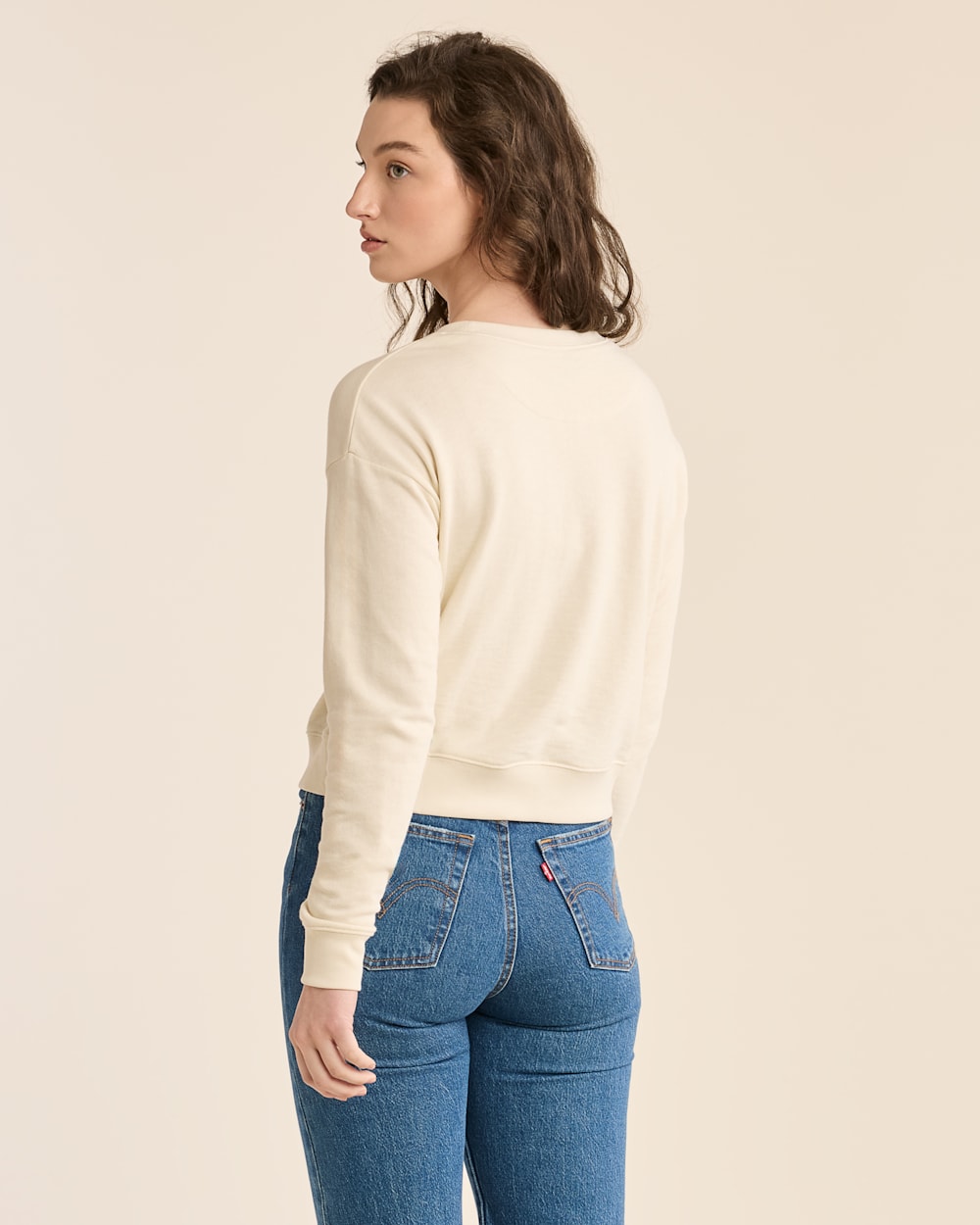 Women's Terry Crewneck - Coral