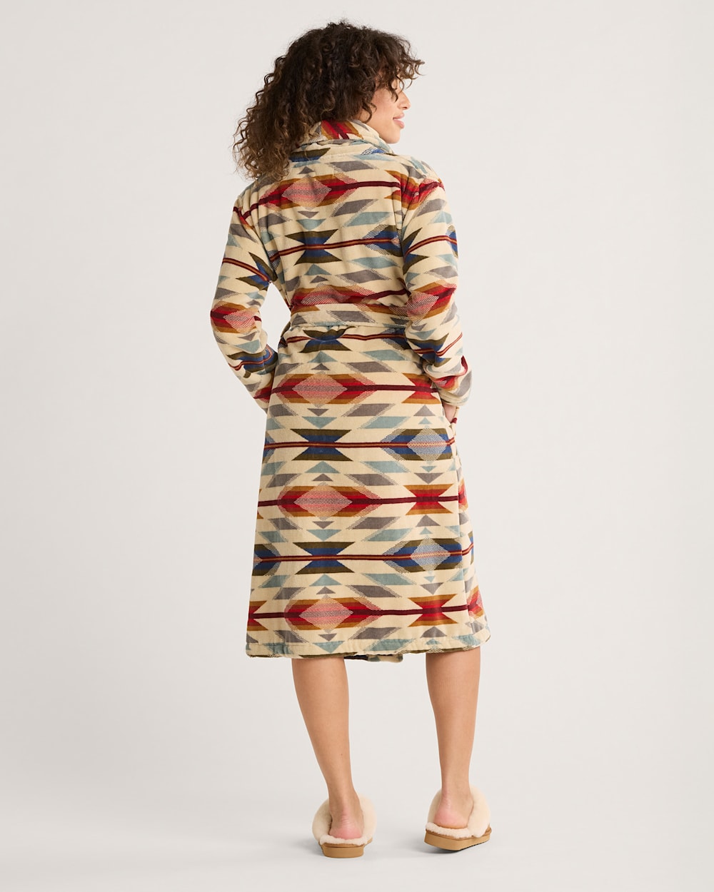 WOMEN'S WYETH TRAIL COTTON TERRY VELOUR ROBE | Pendleton