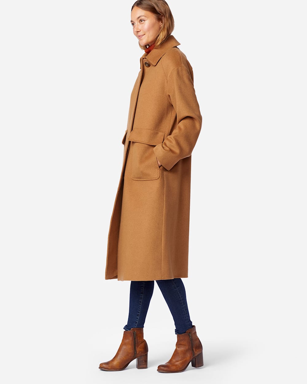 WOMEN'S LONG WOOL COAT