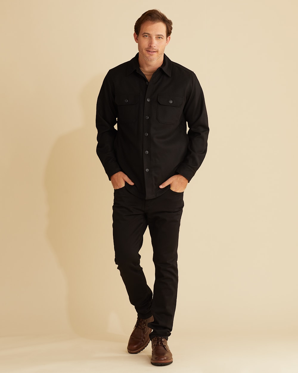 Men's Quilted Shirt Jacket