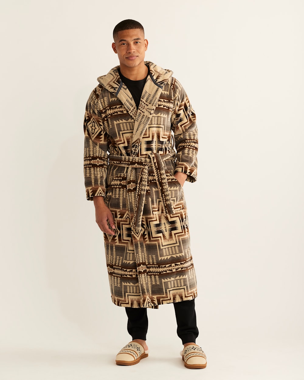 Stay Stylish & Comfortable in Cotton Terry Velour Robe | Pendleton