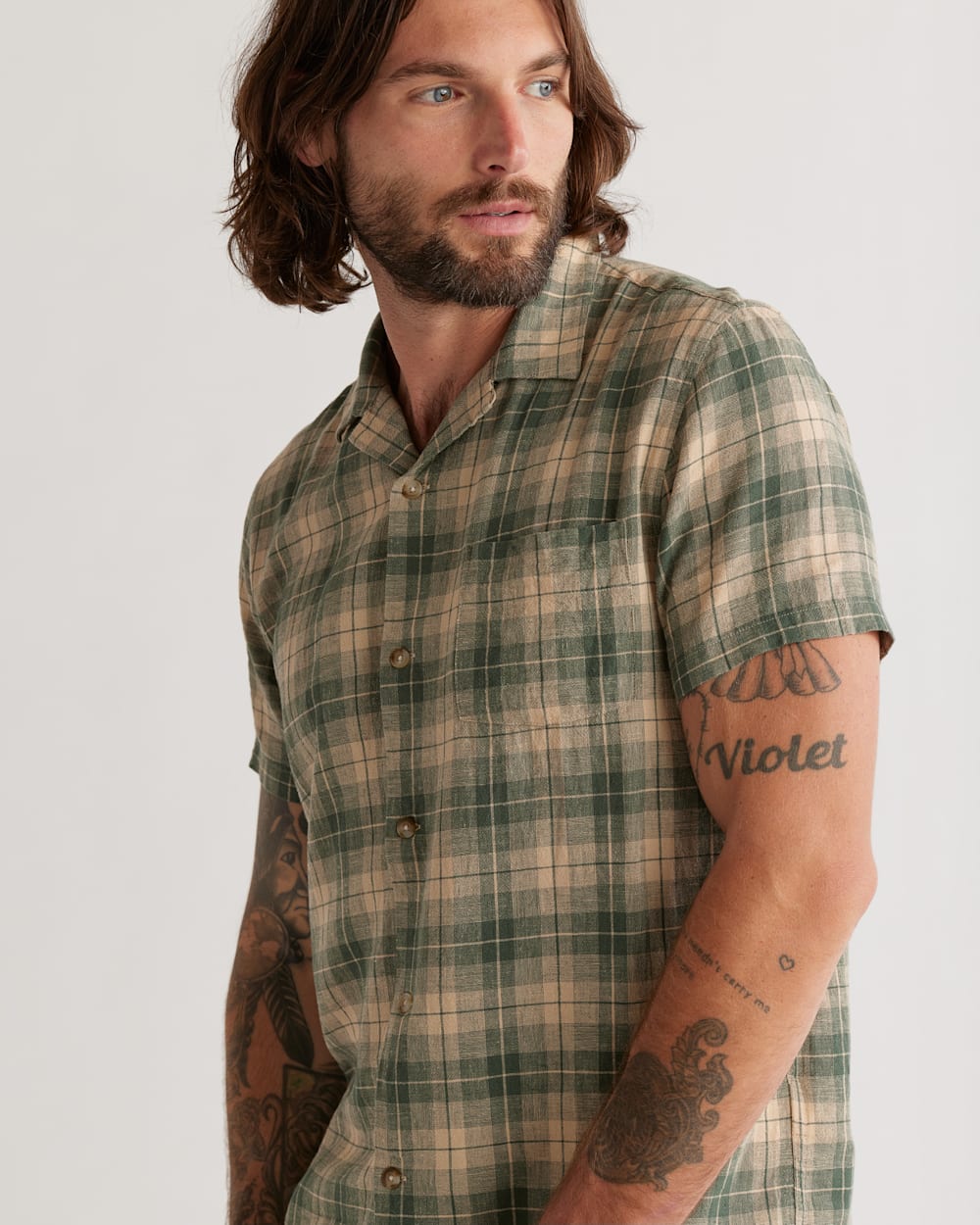 Coastalina Linen Camp Shirt main image 1