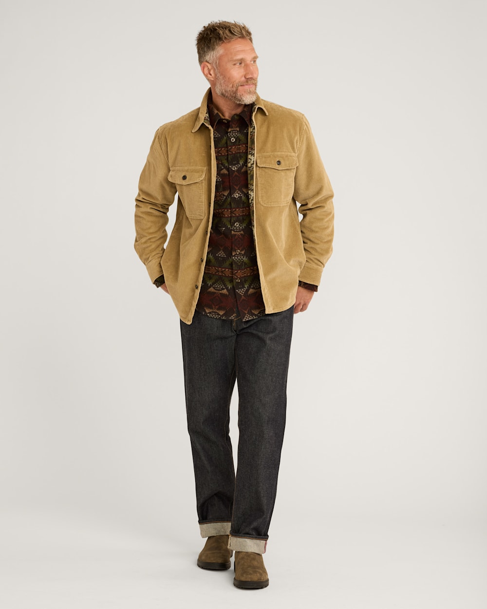 Belval Relaxed Corduroy Tailored Jacket - Black main image 1