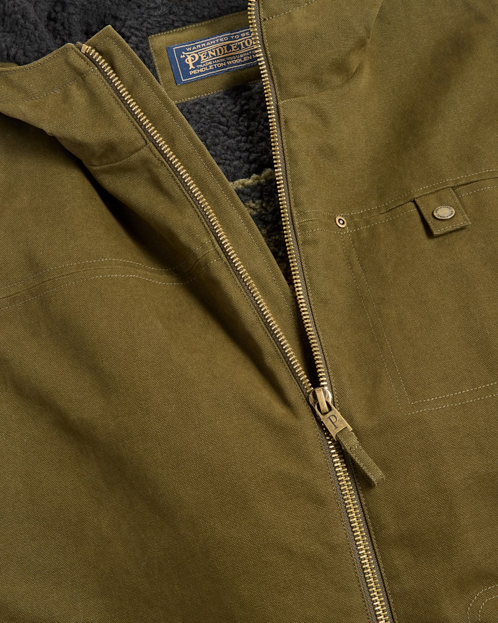 Veste Pendleton Timber Cruiser à Capuche, Homme, Taille L, Couleur Whisky (marron), Toile