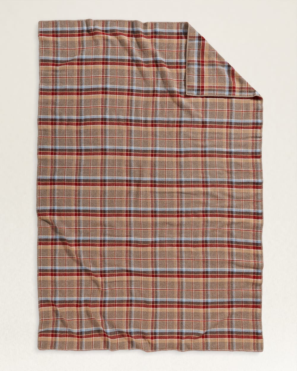 Shop EcoWise Wool Plaid/Stripe Blanket Pendleton
