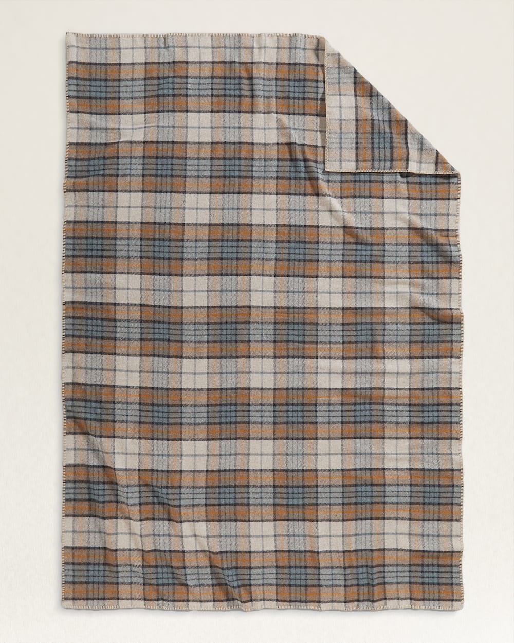 Shop EcoWise Wool Plaid/Stripe Blanket Pendleton