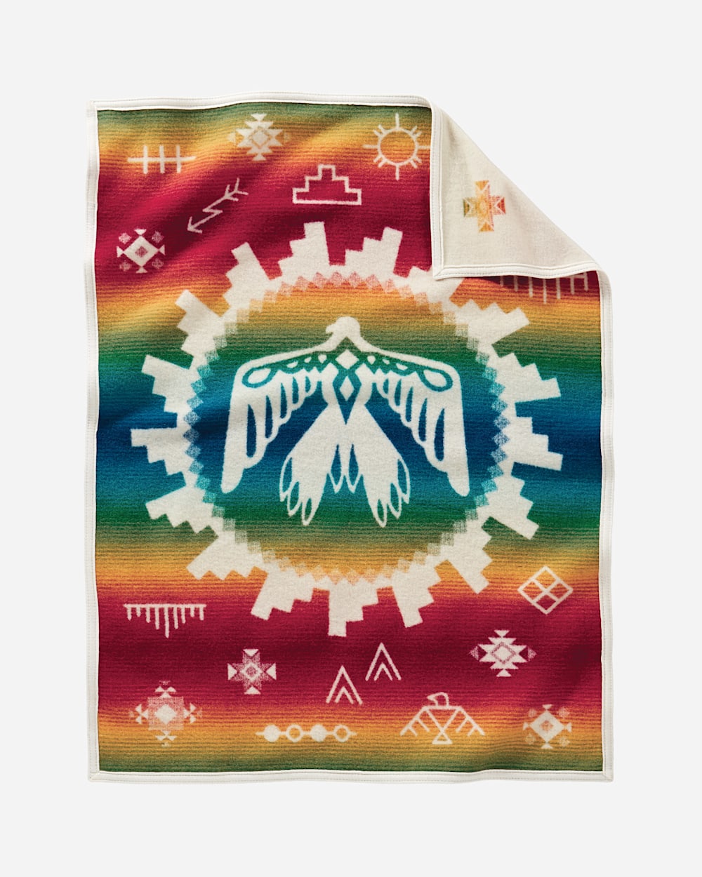 Ceremonial Eagle Sun Quilted Blanket NCU0TH797