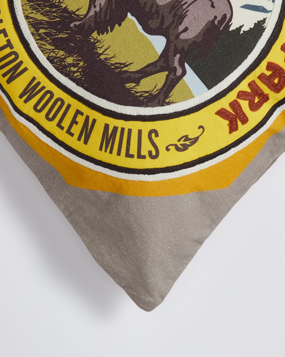 Yellowstone National Park Patch Pillow Pendleton