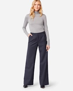 HOLLYWOOD AIRLOOM WOOL FLANNEL PANTS IN NAVY MIX image number 1