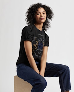WOMEN'S DESCHUTES EMBROIDERED TEE | Pendleton