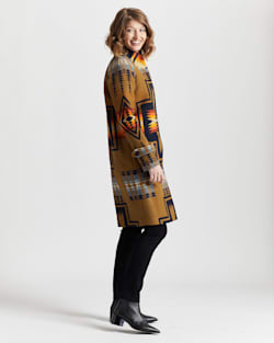 WOMEN S HARDING ARCHIVE BLANKET COAT