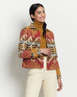 WOMEN'S LIMITED EDITION CARDWELL WOOL JACKET IN JOURNEY WEST MULTI image number 1