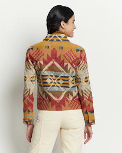 ALTERNATE VIEW OF WOMEN'S LIMITED EDITION CARDWELL WOOL JACKET IN JOURNEY WEST MULTI image number 3