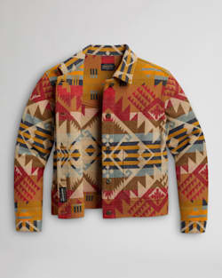 ALTERNATE VIEW OF WOMEN'S LIMITED EDITION CARDWELL WOOL JACKET IN JOURNEY WEST MULTI image number 7