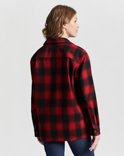 ALTERNATE VIEW OF WOMEN'S BOYFRIEND BOARD SHIRT IN RED ROCK BUFFALO OMBRE image number 3
