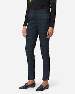 WOMEN'S WOOL PLAID ANKLE PANTS image number 2
