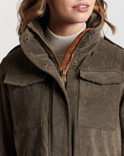 【DISCERNMENT】Borden Corduroy Hooded Short Coat WOMEN'S ODESSA HOODED CORDUROY JACKET | Pendleton