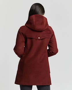 ALTERNATE VIEW OF WOMEN'S BEVERLY PATCH POCKET ANORAK IN BRICK image number 3