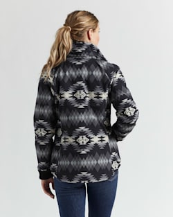 ALTERNATE VIEW OF WOMEN'S ALAMOSA INSULATED RIPSTOP JACKET IN BLACK/PAPAGO image number 3