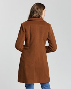 ALTERNATE VIEW OF WOMEN'S WALKER WOOL COAT IN TORTOISE BROWN image number 3